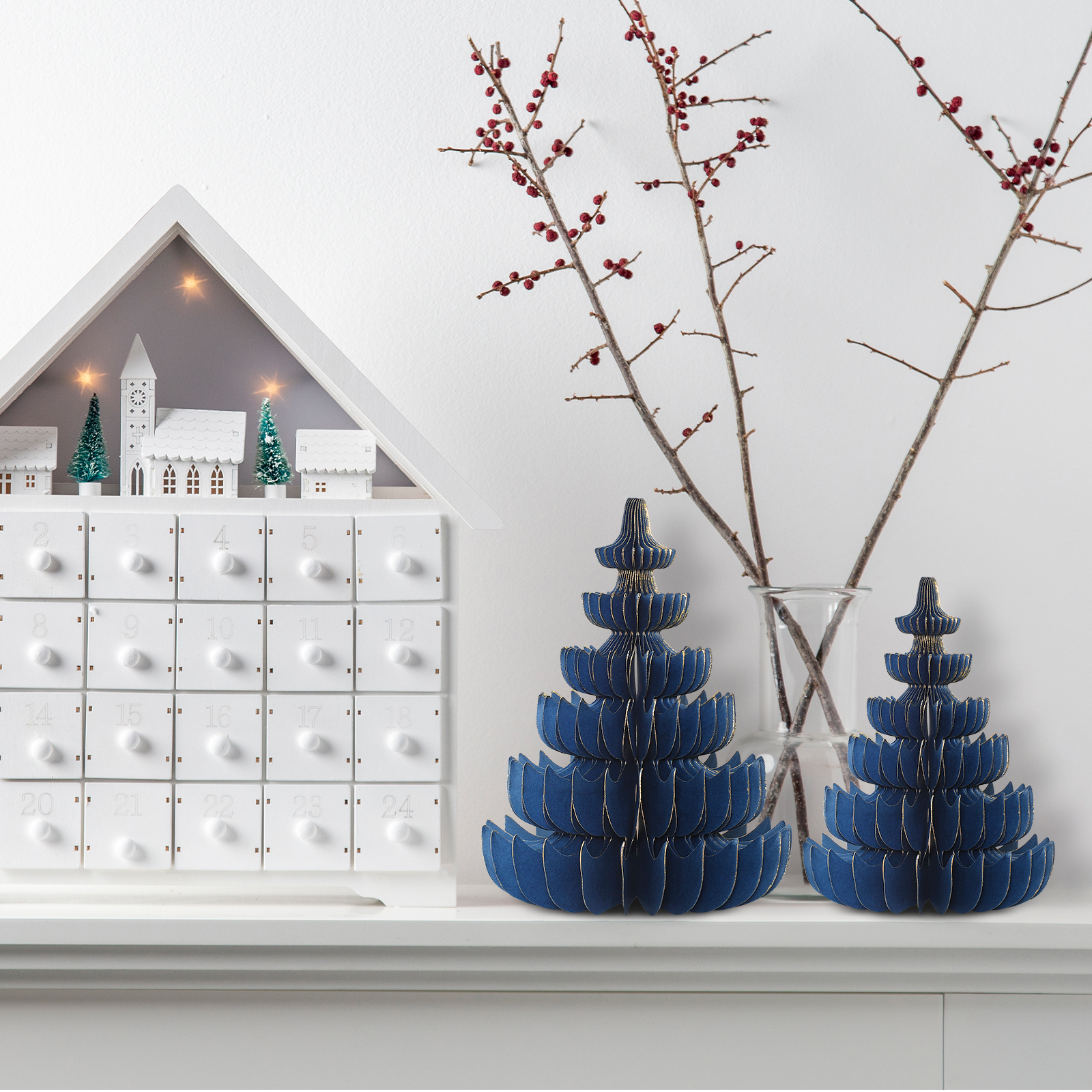 New Blue Design Honeycomb paper Tree ornaments-02.jpg